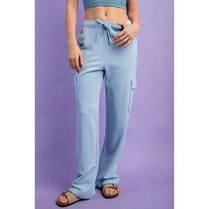 NEW SUNDAY MORNING cargo sweatpants in sky blue